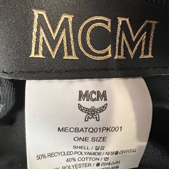 MCM NWT Pink & White Adjustable Cap Hat (A286) - Picture 7 of 8